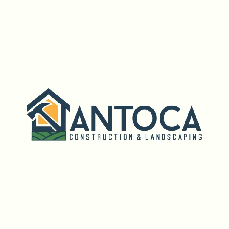Antoca Construction and Landscaping logo design by DJ Creative
