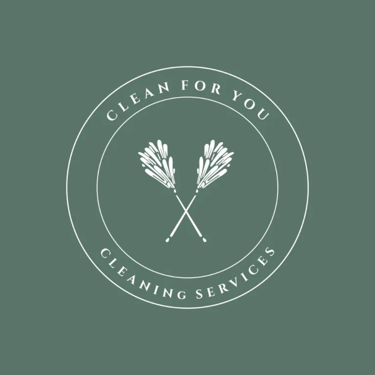 Clean For You cleaning services logo design by DJ Creative
